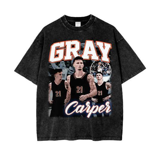 Gray Carper Graphic Tee